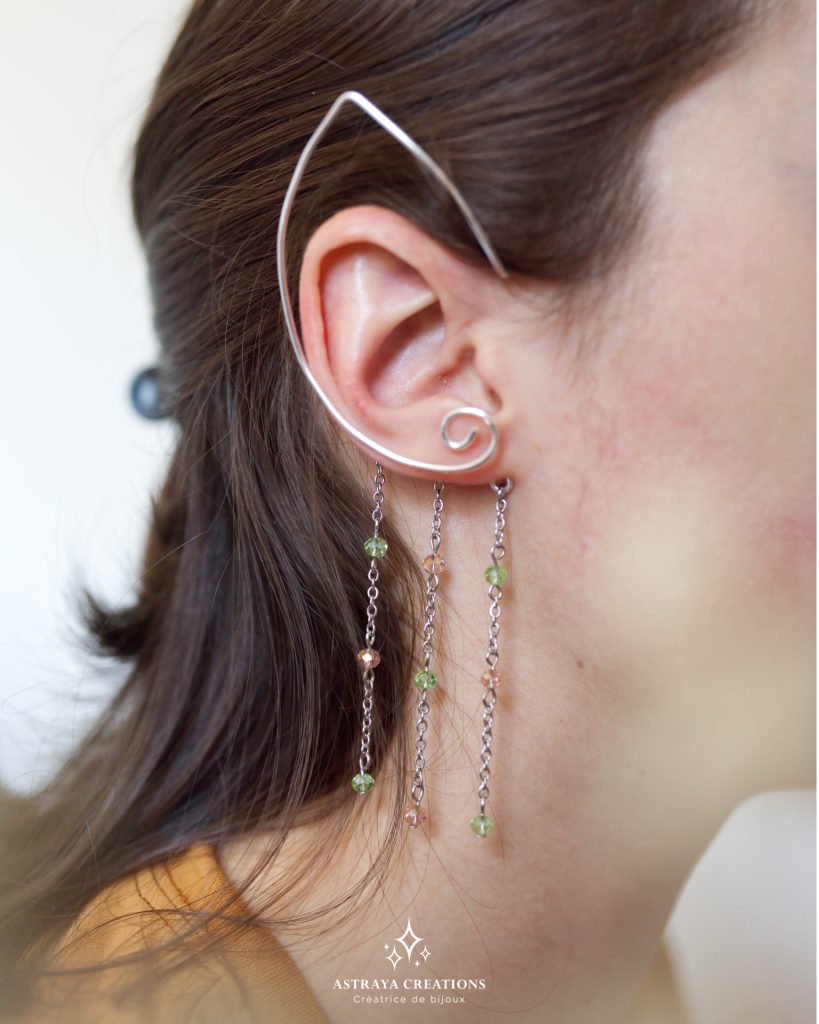 Alternatives aux piercings flower fairy, manchette d'oreille elfique