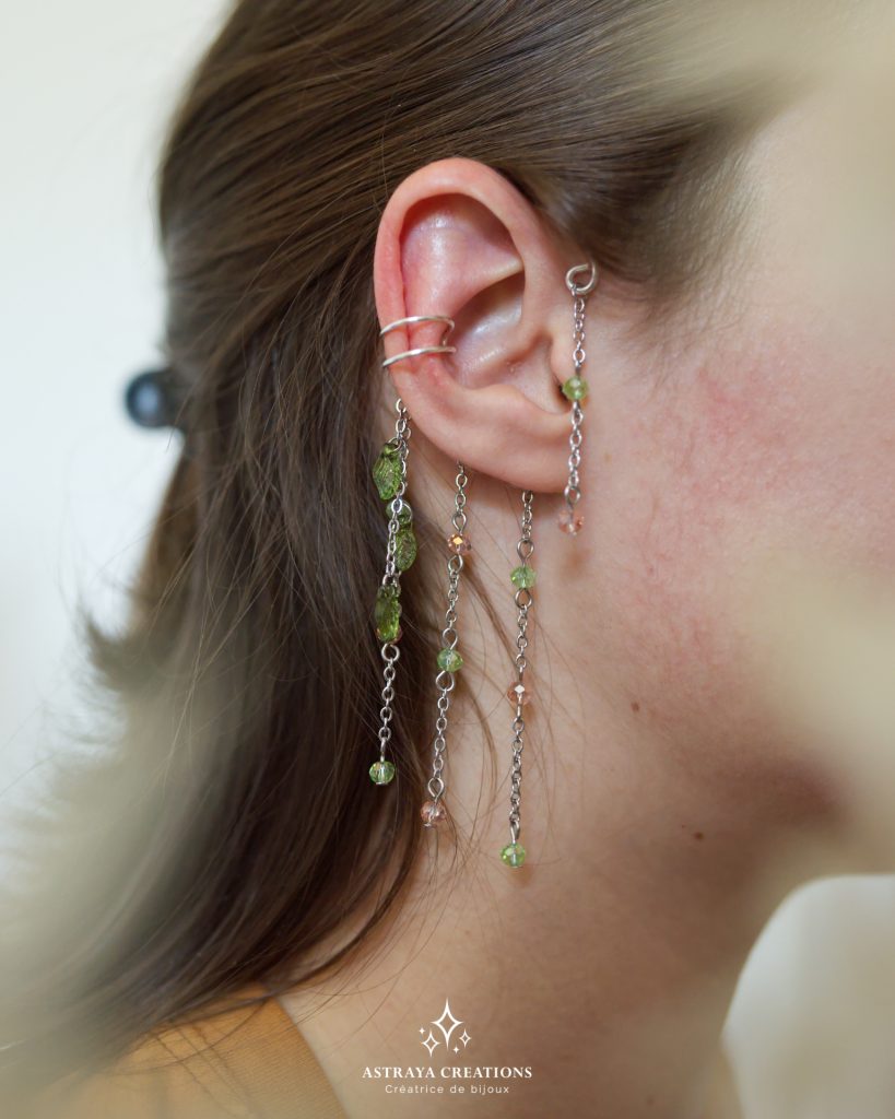 Alternatives aux piercings bague d'oreille / earcuff dryades